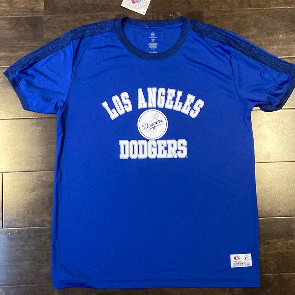 Los Angeles Dodgers Officially Licensed MLB Polyester T-shirt NWT